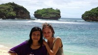 gradasi warna laut terlihat jelas