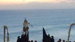 Terpukau Aksi Lincah Hanoman di Pura Uluwatu