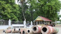 meriam Drum siap beraksi