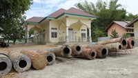 meriam drum dengan berbagai ukuran