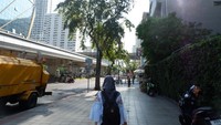 Jalanan Bangkok Yang Mendukung Turis dan Pejalan Kaki