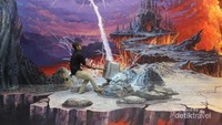 Menemukan palunya Thor di 3D Art Paradise Museum Pattaya
