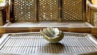 Tempat malas yang terbuat dari bambu