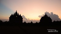 Siluet sunset dari sisi barat