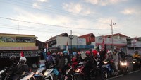 Suasana pada saat di jalan