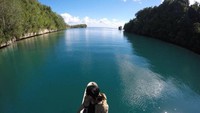 Pemandangan indah menuju kawasan Hutan Mangrove