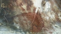 Salah satu lukisan prasejarah yang berbentuk telapak tangan