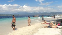 Gili Trawangan, pada sebuah sore.