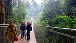Uji Nyali di Jembatan Gantung Situ Gunung Sukabumi