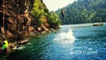 Uji Nyali, Loncat dari Atas Tebing di Mandeh Sumatera Barat