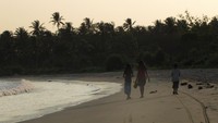 3 Bocah menikmati mentari pagi (Fitraya/detikTravel)