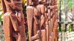 Ukiran Dayak yang Keren Ada di Desa Ini