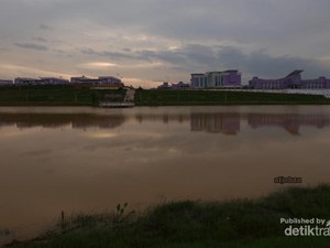 Unik, Kota di Kaltim Ini Serba Ungu!