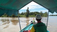 Perahu kecil ini namanya kelotok
