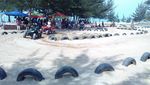 Unik! Pantai Tikus Emas di Bangka