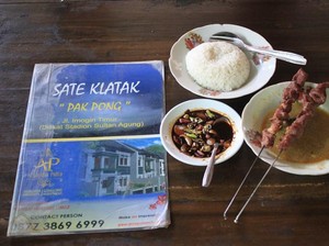 Unik! Yogya Punya Kuliner Sate Pakai Tusuk Jeruji Besi