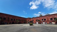 Suasana Benteng Van der Wijck dari bagian dalam