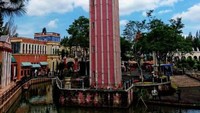 Banyak bangunan bergaya Eropa