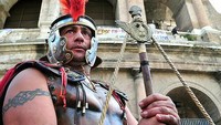 Gladiator di Coloseum (AFP)