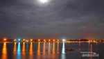 Waduk Lhokseumawe Saat Malam, Indahnya Juara!