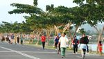 Waduk Lhokseumawe Saat Malam, Indahnya Juara!