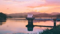 Sunset di Waduk Sermo