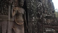 Ukiran Apsara yang jadi ciri khas Candi-candi di Kamboja