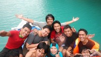 Menuju spot snorkeling