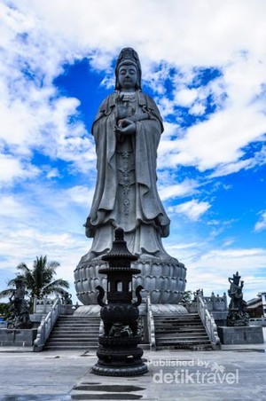 Weekend di Pematang Siantar, Tengok Patung Dewi Kwan Im