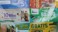 Potongan tiket yaang dibeli bisa ditukar dengan berbagai produk dan berkesempatan mendapat hadiah utama dengan diundi