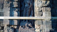 Salah satu sisi candi