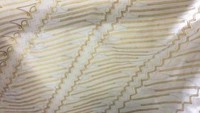 Proses menggambar pola batik