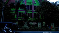 Bagian depan perpus kota Malang