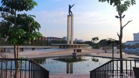 Lapangan yang jadi kawasan Wisata