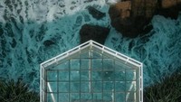 Spot Extream Jembatan Teras Kaca, Pantai Nguluran, wonosari