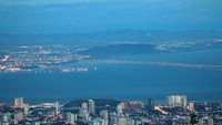 Keindahan penang dilihat dari Penang Hill