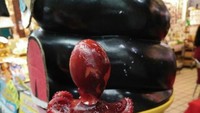 Baby Octopus yang bagian kepalanya diisi telir puyuh