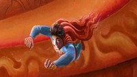 Superman juga ada turut menghiasi keindahannya (Sumber: odditycentra.com)