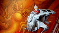 Lucu, Ultraman juga menghiasi desain interior Kuil Wat Rong Khun (Sumber: odditycentra.com)