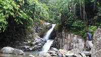 air terjun Lubuak Kudo cocok untuk menyegarkan badan