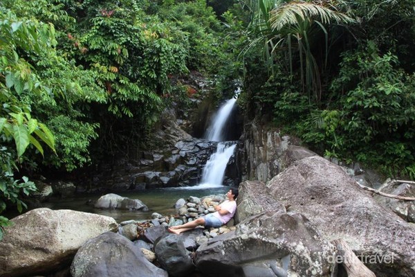 Lubuak Kudo air terjun tersembunyi di Kampung Guo Padang