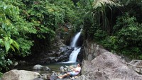 Lubuak Kudo air terjun tersembunyi di Kampung Guo Padang