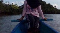 Perahu di Pantai Ungapan