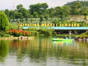 Yang Unik di Floating Market Lembang, Jajan Pakai Koin!