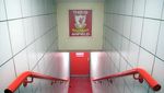 Youll Never Walk Alone di Stadion Anfield, Liverpool