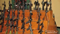 Koleksi senapan saat perang kemerdekaan