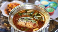 Pindang Patin dapat dengan mudah kita jumpai di Palembang.