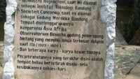 Di sini terdapat keterangan mengenai Bosscha