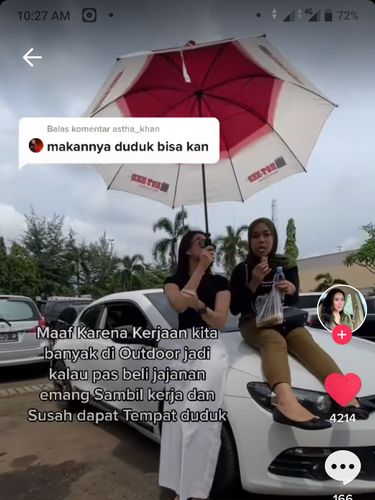 Dilarang Makan di Dalam Mobil, Asisten Ini Ngemil Ditemani Majikannya