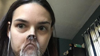 Hidung dan mulutnya berbeda. oto: Bored Panda  